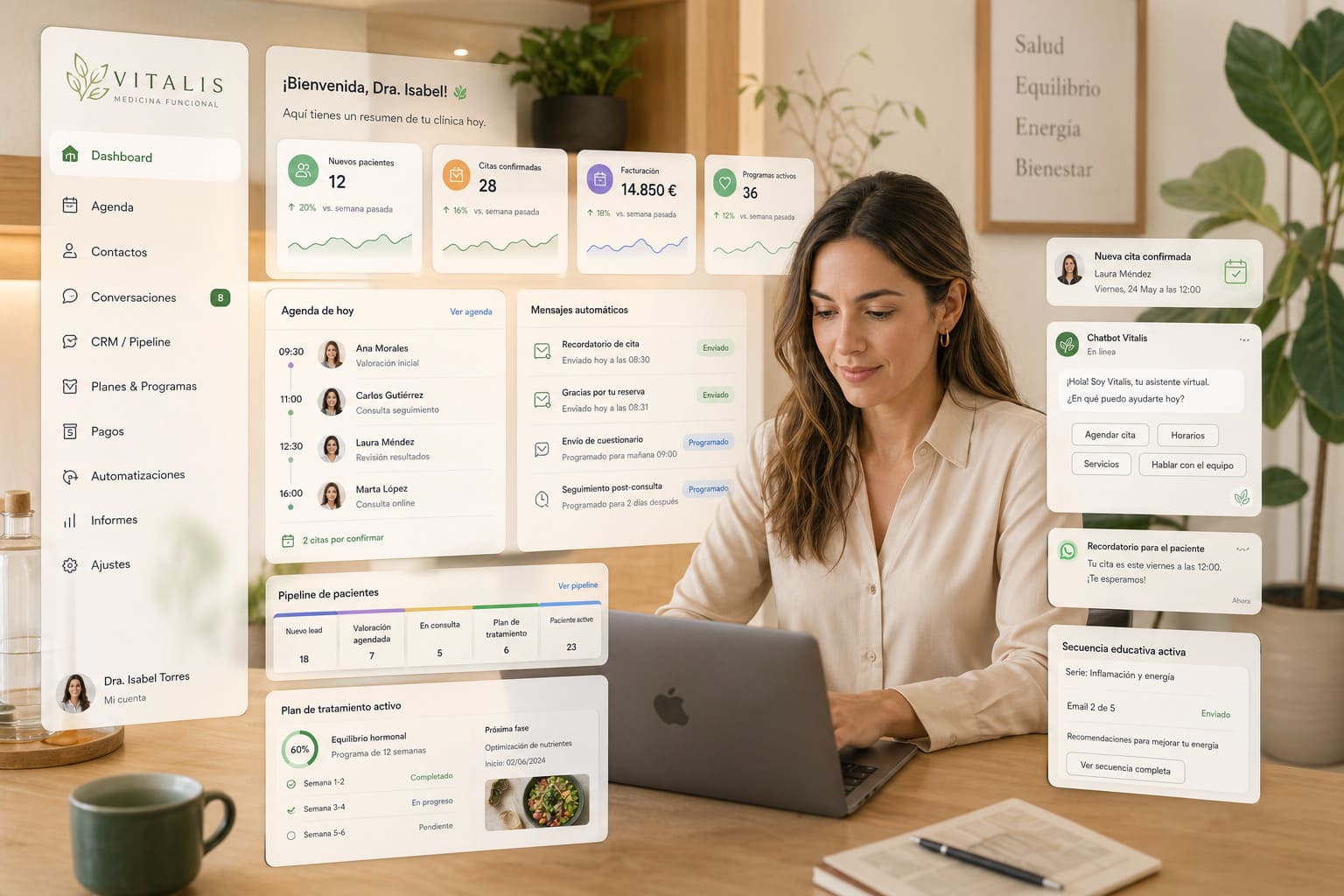 AI automation for functional medicine practice management